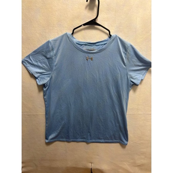 Under Armour Other - Under Armour Heatgear Loose Fit T Shirt Blue XL Athletic Gym Workout Tee